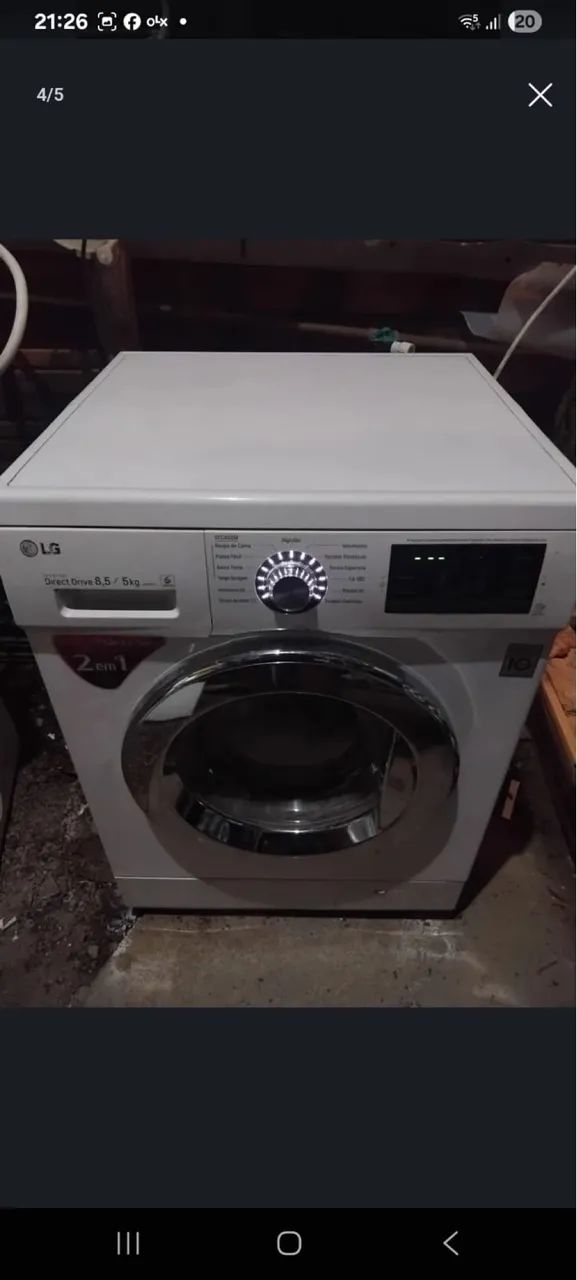 Máquina lava e seca 8,5kl LG - Foto 3