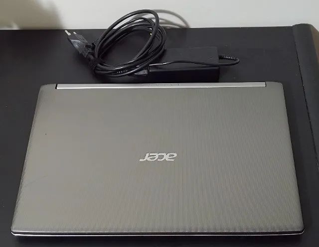 Notebook Acer Completo, Core i5-7ª, bateria nova! Top!!!