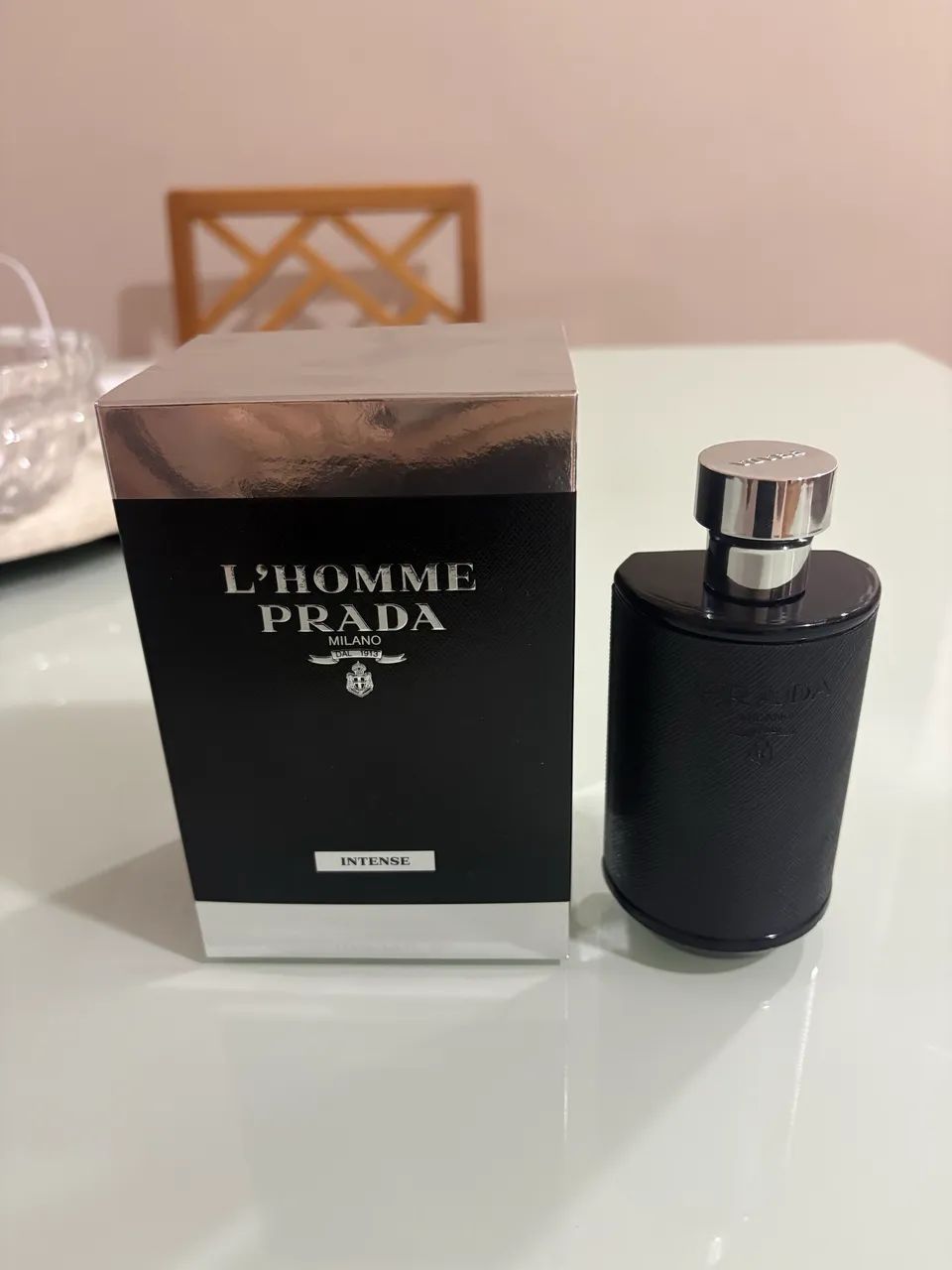 Perfume Prada Lhomme Intense 100ml Novo - Foto 2