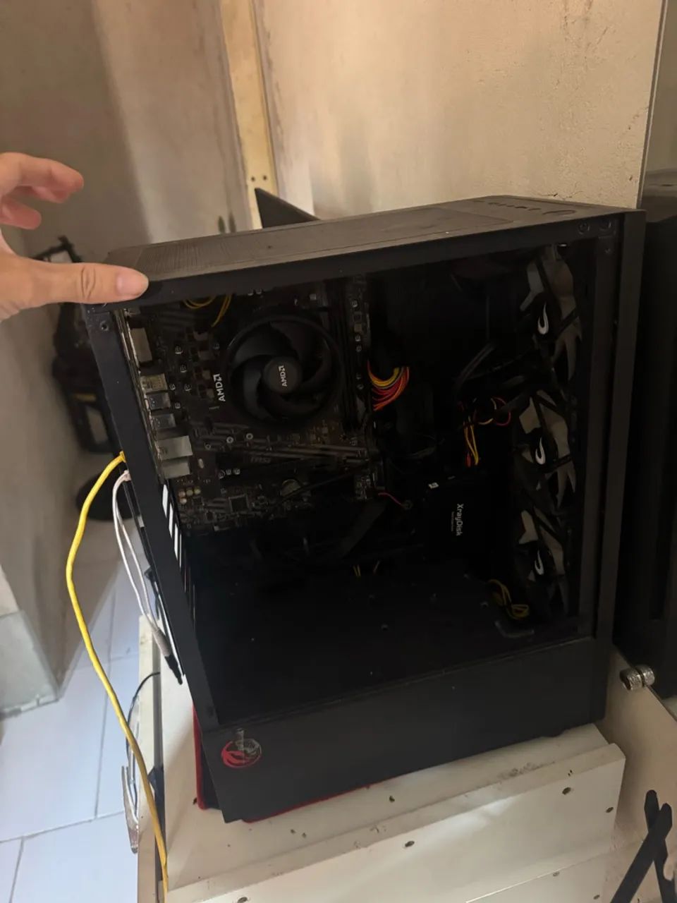 OPORTUNIDADE PC GAMER COMPLETO! RYZEN 4600G - Foto 4