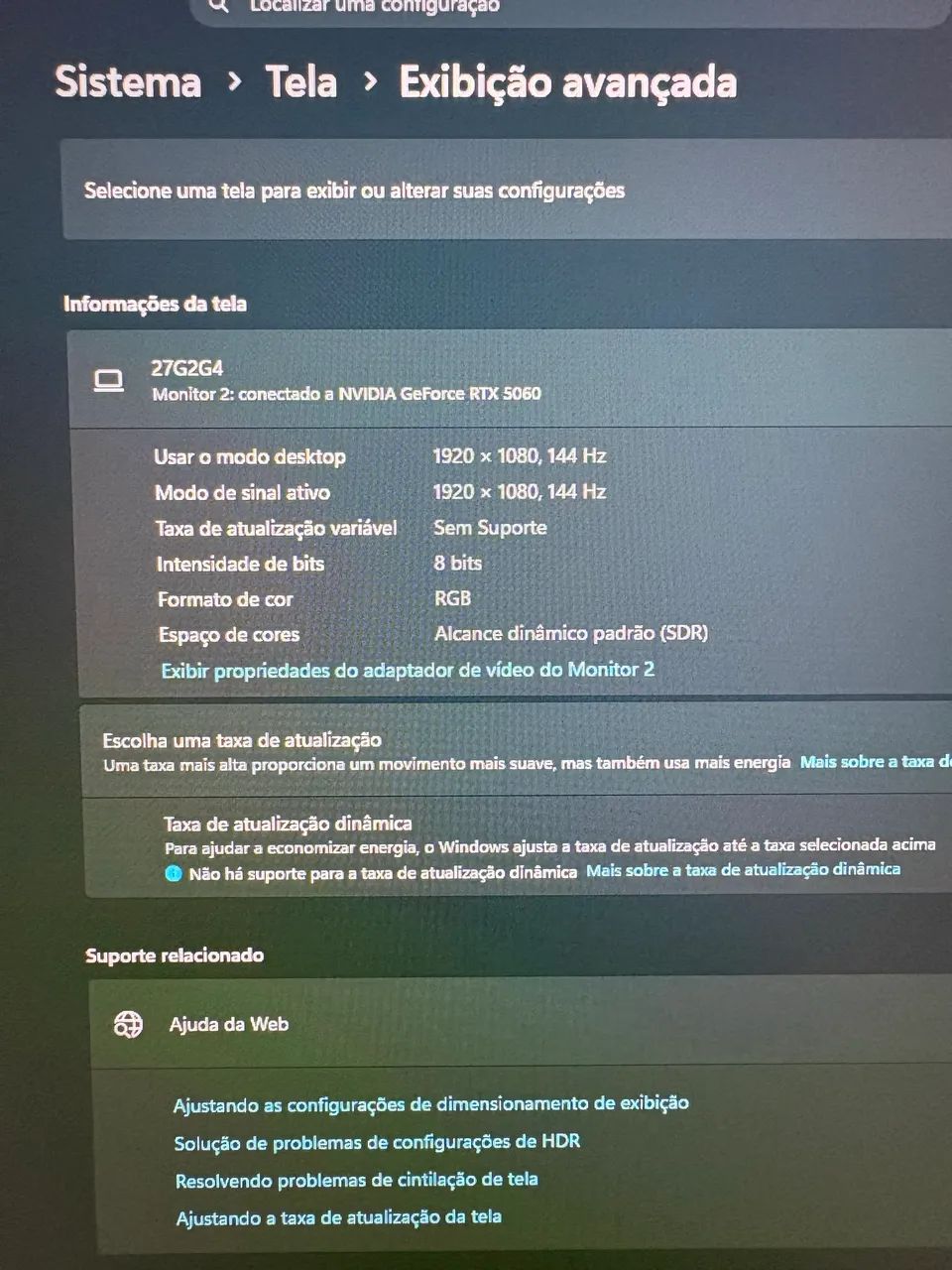 Monitor AOC Hero 27? Polegadas - 144hz 1ms - Foto 3