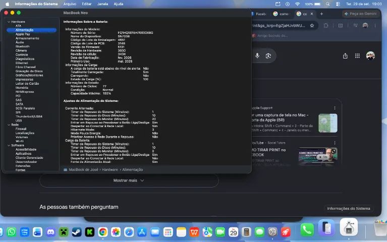 Macbook Neo 256GB 4 Meses de Uso - Foto 3