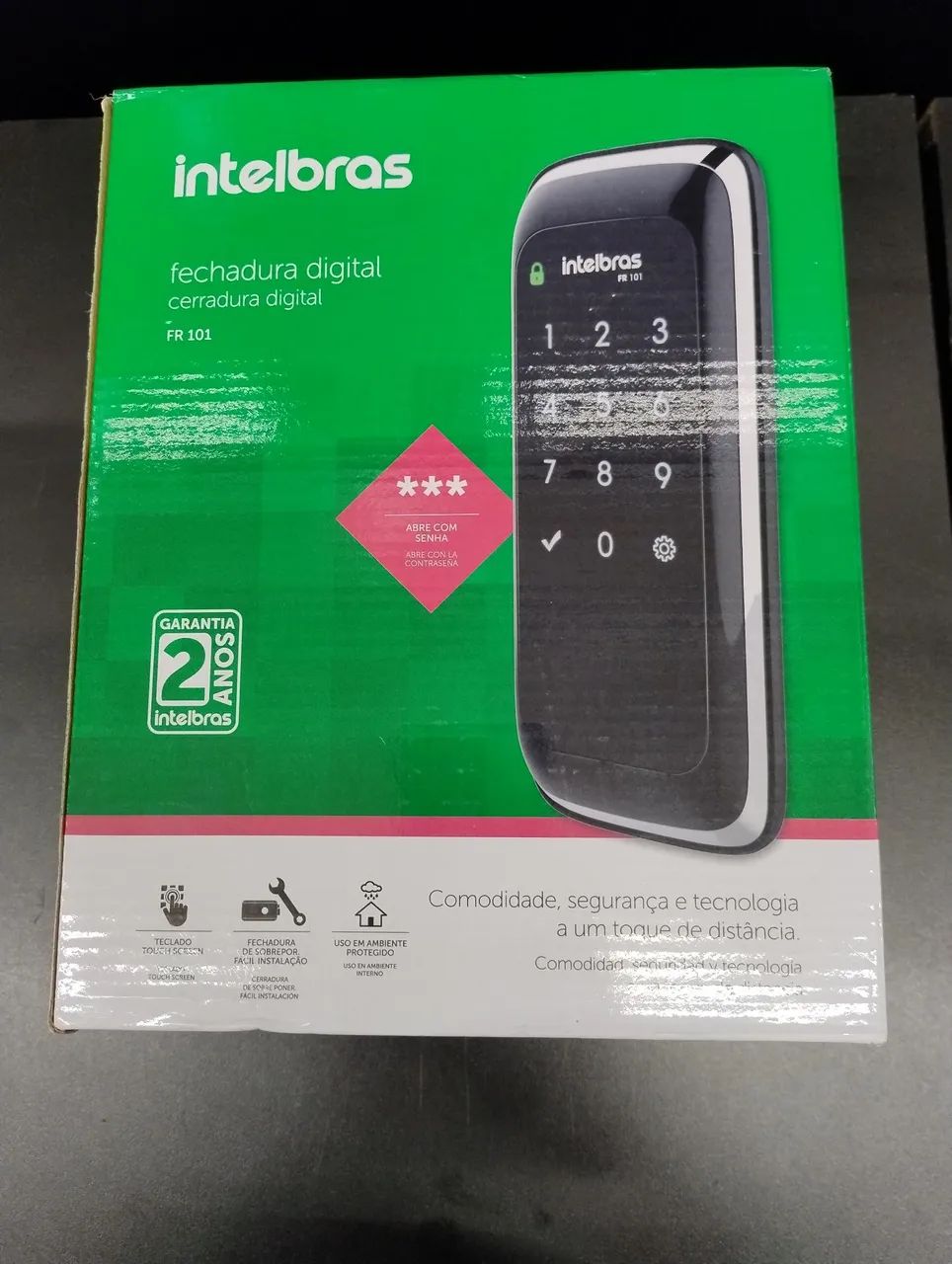Fechadura eletrônica intelbras 