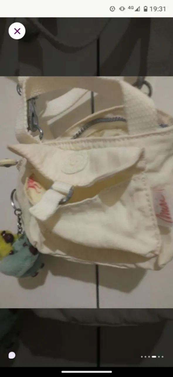 Mini bolsinha Kipling original  - Foto 3