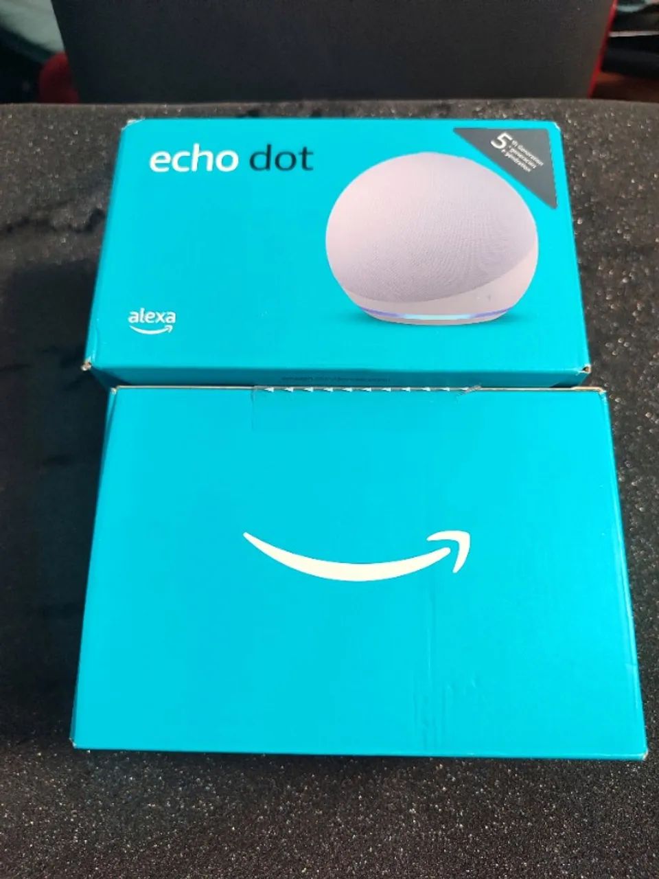 Eco Dot 5ª Geração da Amazon - Assistente Virtual Inteligente Pronta Entrega