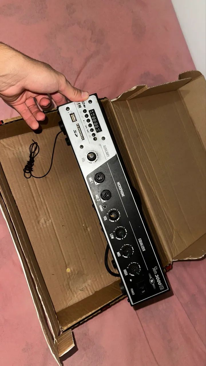 Amplificador Frahm Slim 3000 USB - Foto 2