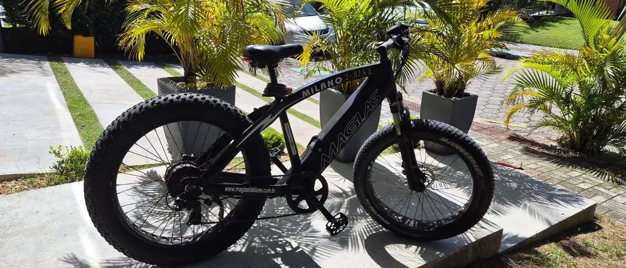 Fat bike elétrica motor Bafang como nova - Foto 2