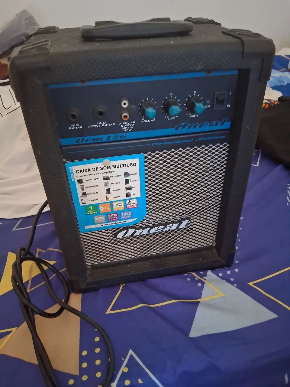 Caixa de amplificada 