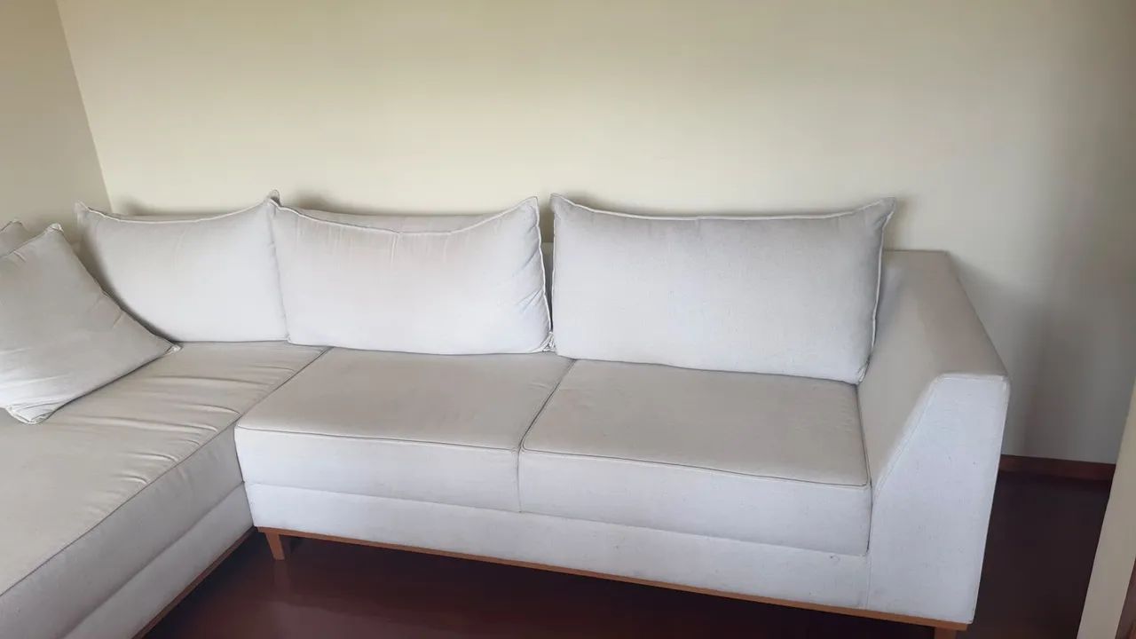 Sofá de canto em ótimo estado de conservação. - Foto 5