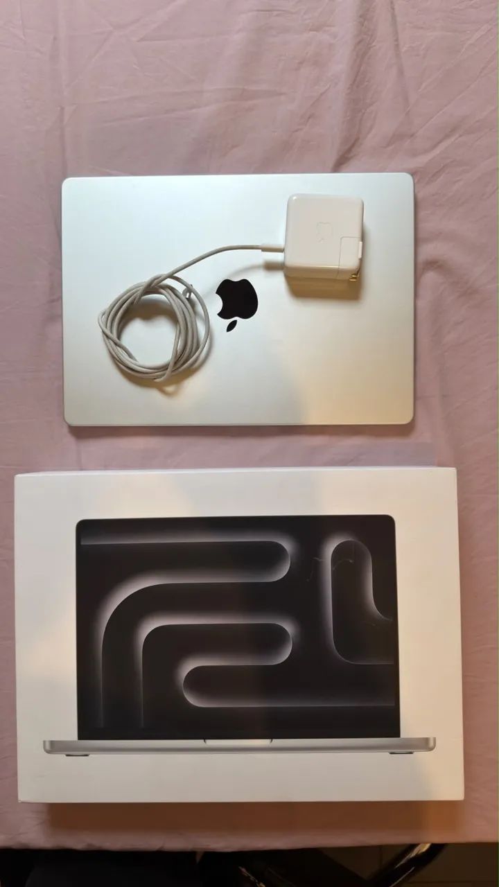 MacBook Pro 14 M3 512GB SSD 8GB + Caixa - Silver