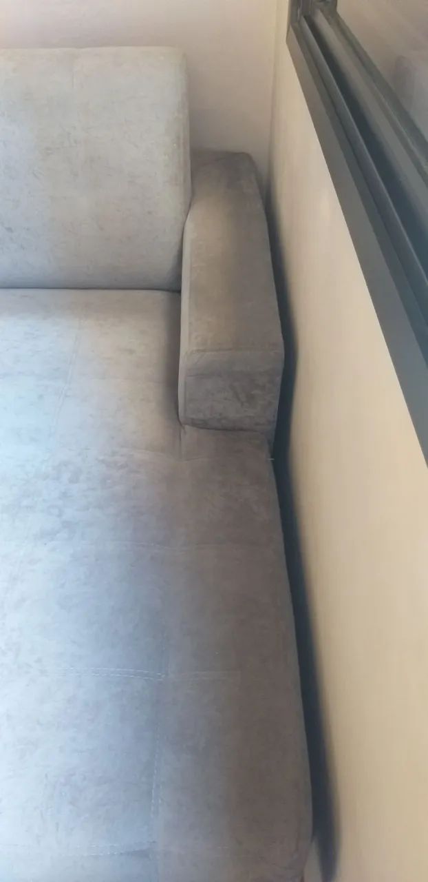 Sofá com chaise esquerdo Luciana Móveis em bom estado  - Foto 5