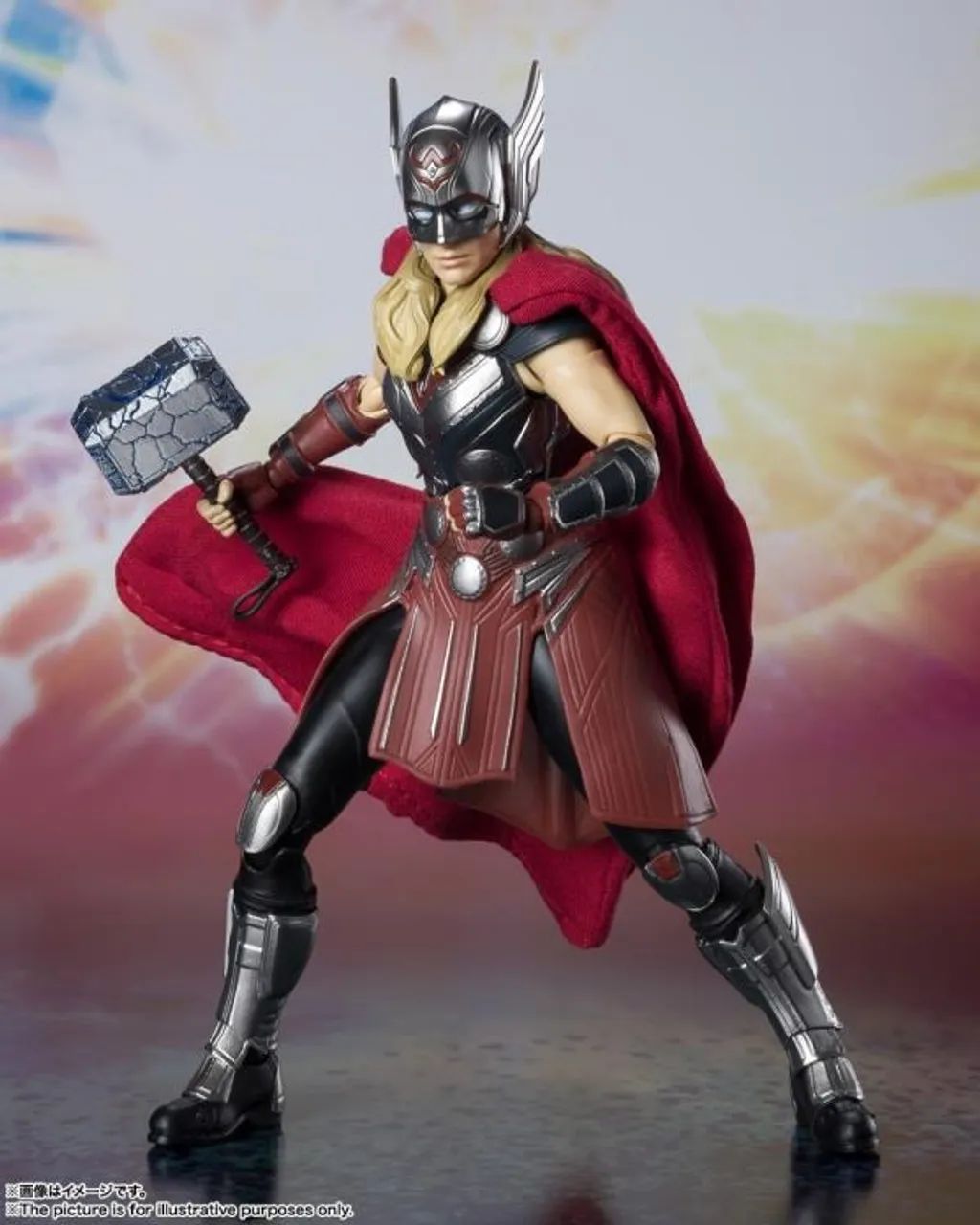 Bandai S.h. Figuarts Mighty Thor - Marvel Thor Amor E Trovão (15cm) - Foto 3