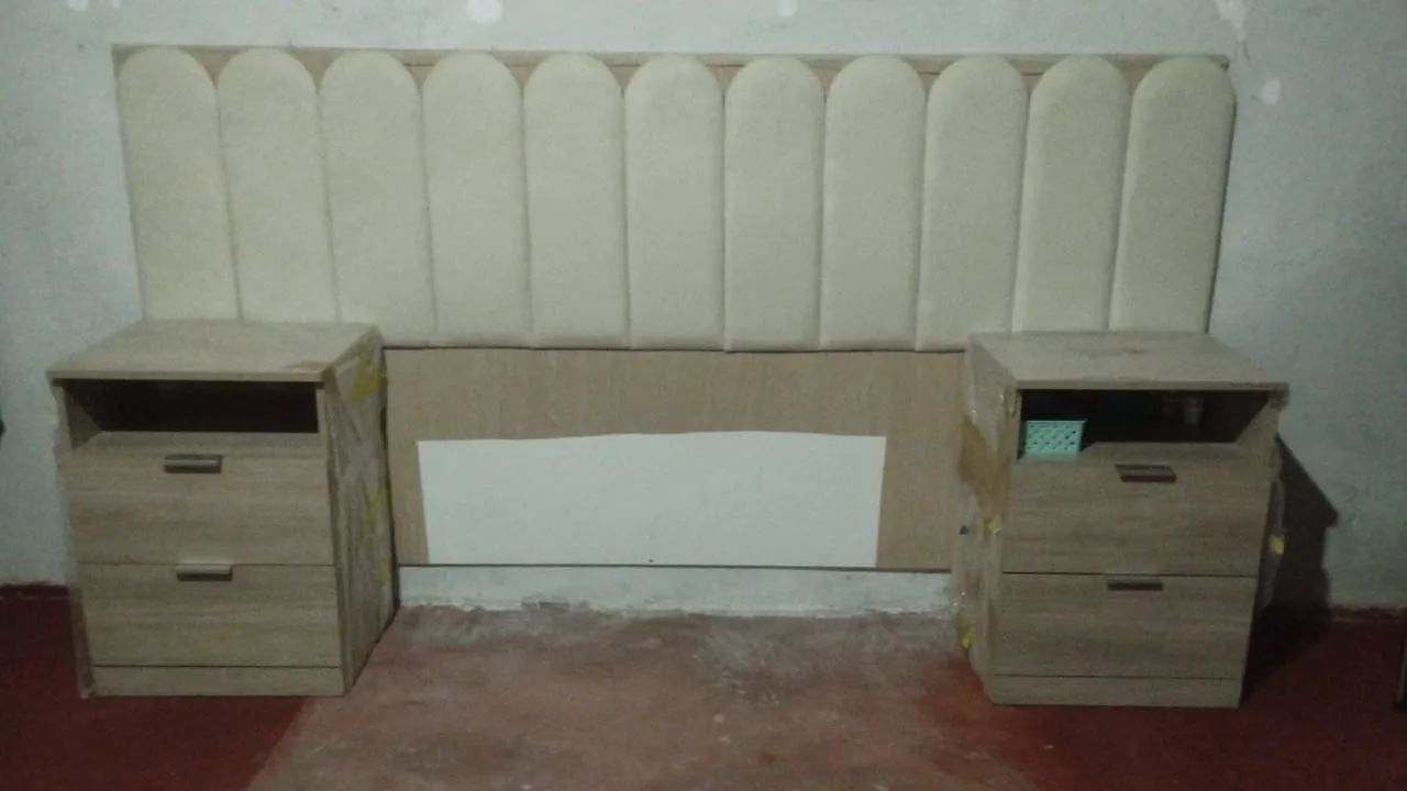 Cabiceira de cama com criado mudo - Foto 2