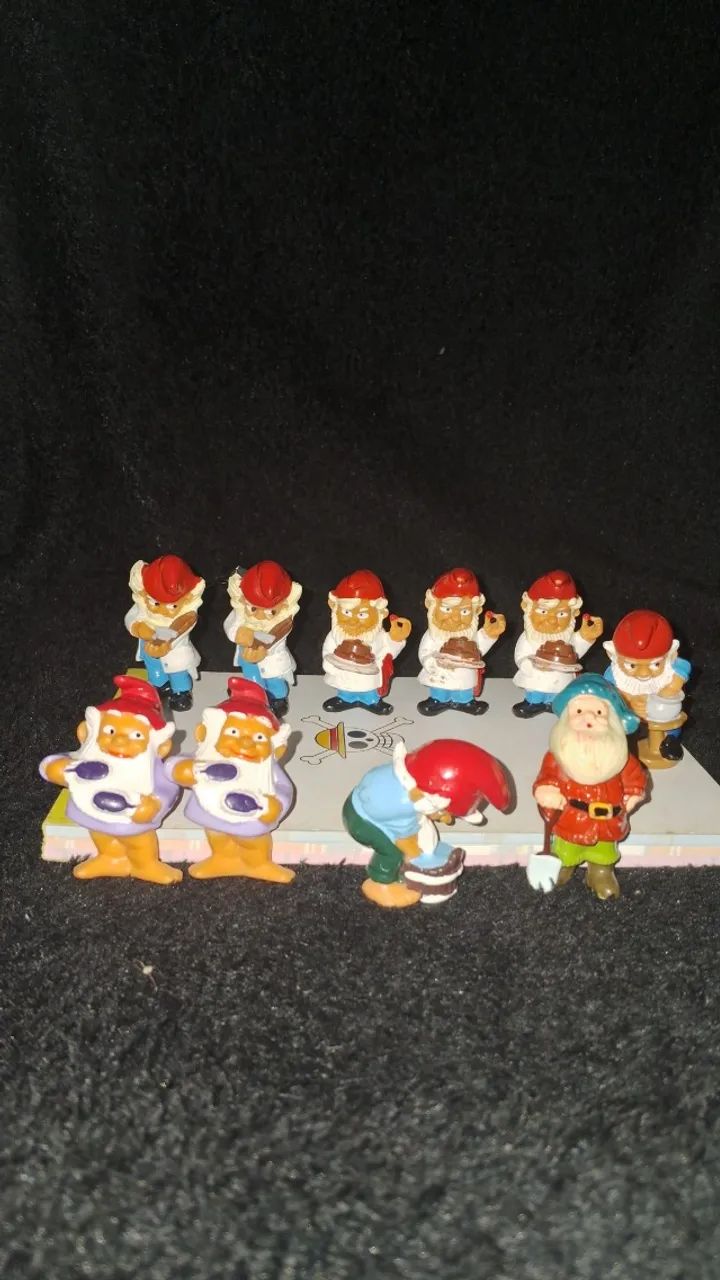 Gnomos Profissões Kinder Ovo anos 90 - Usado