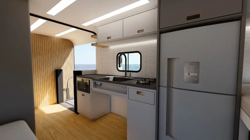 Motorhome Volare V8L 4x4 2014 - Sistema 4x4 funcionando 100% - Troco por imóveis   - Foto 11