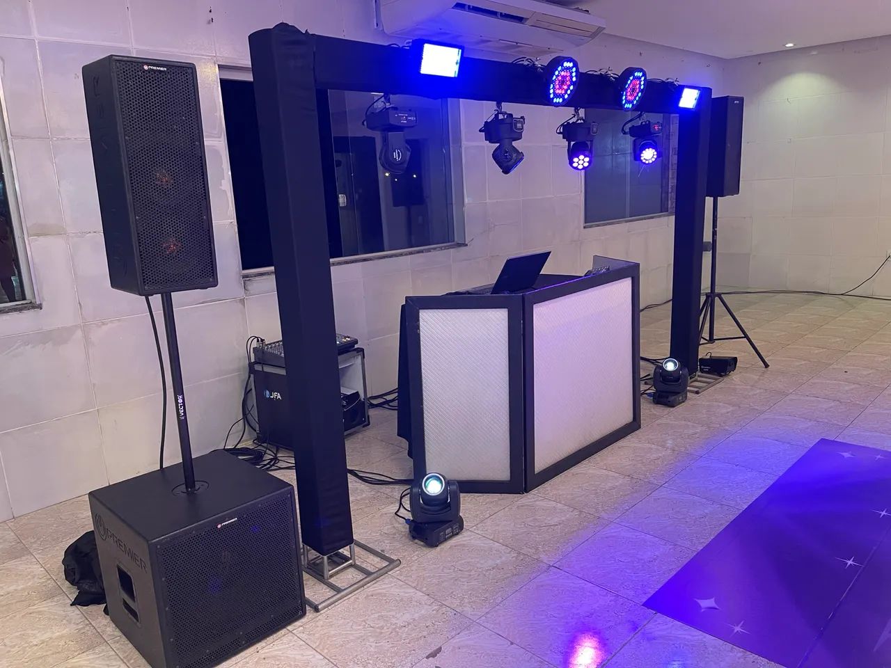 Dj Erilio som e iluminação profissional 