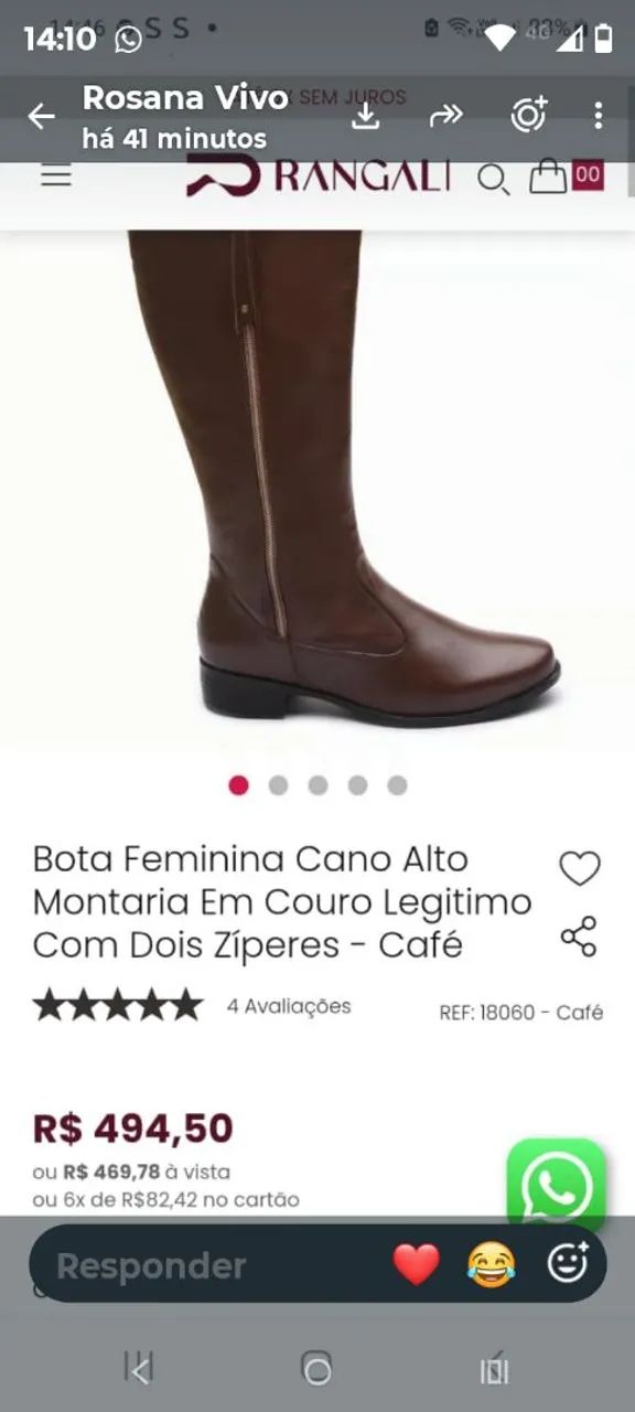 Vendo bota 