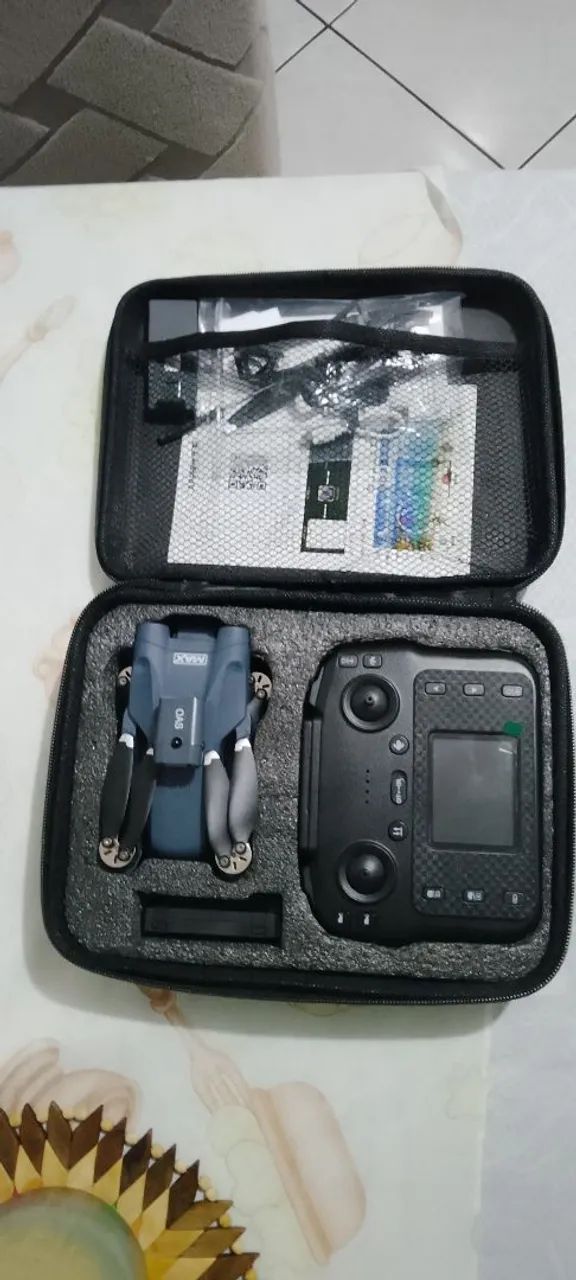Drone Max 4 Hélices com Led e farol + camera - Foto 3