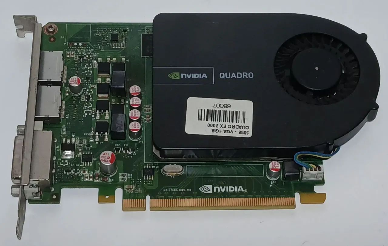 Placa de vídeo NVIDIA Quadro 2000 vga 1GB - Sem teste 