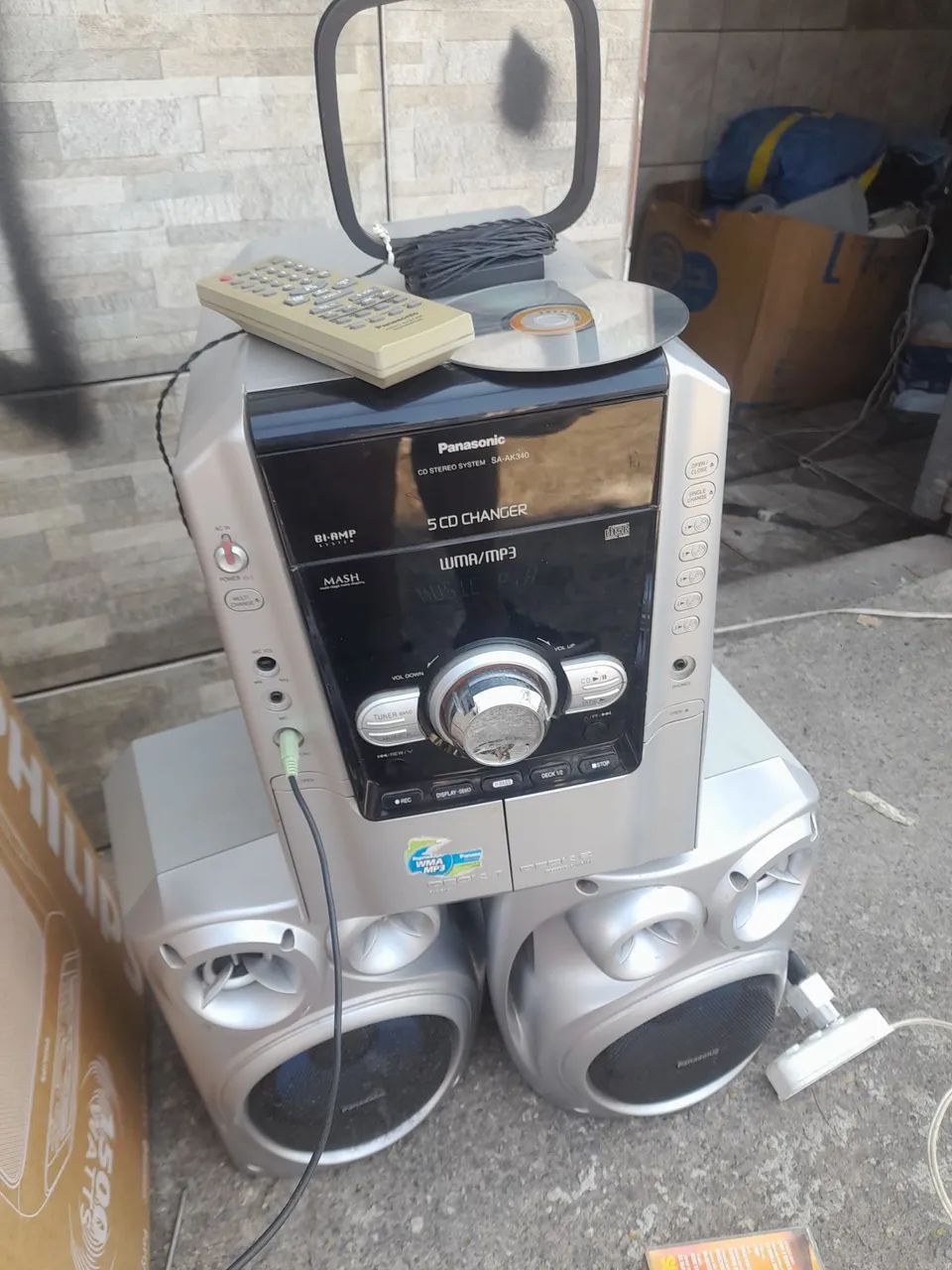 Som Panasonic  ótimo estado com controle