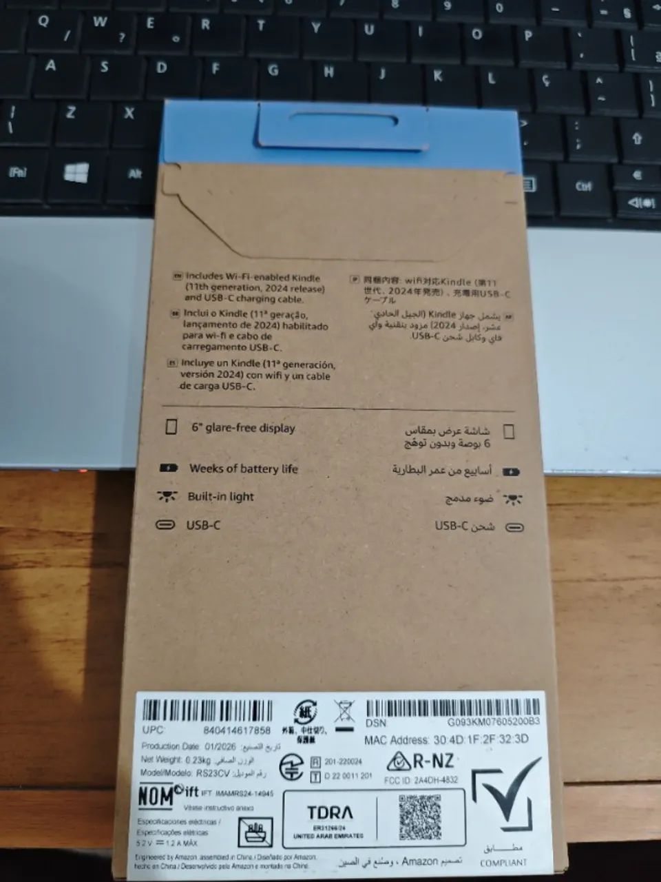 Kindle Gen 11 - 16gb
