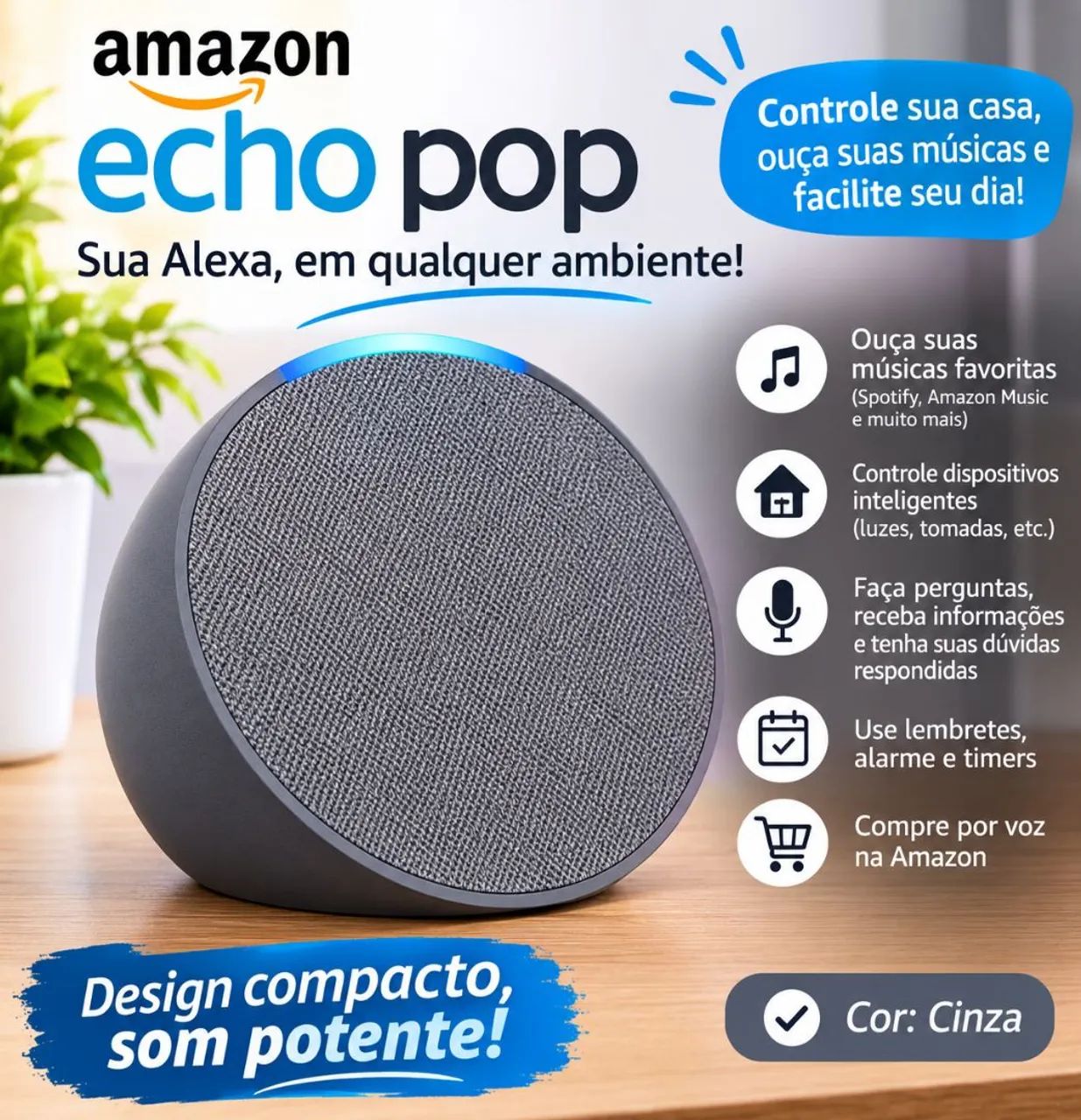 ALEXA ECHO POP NOVA 