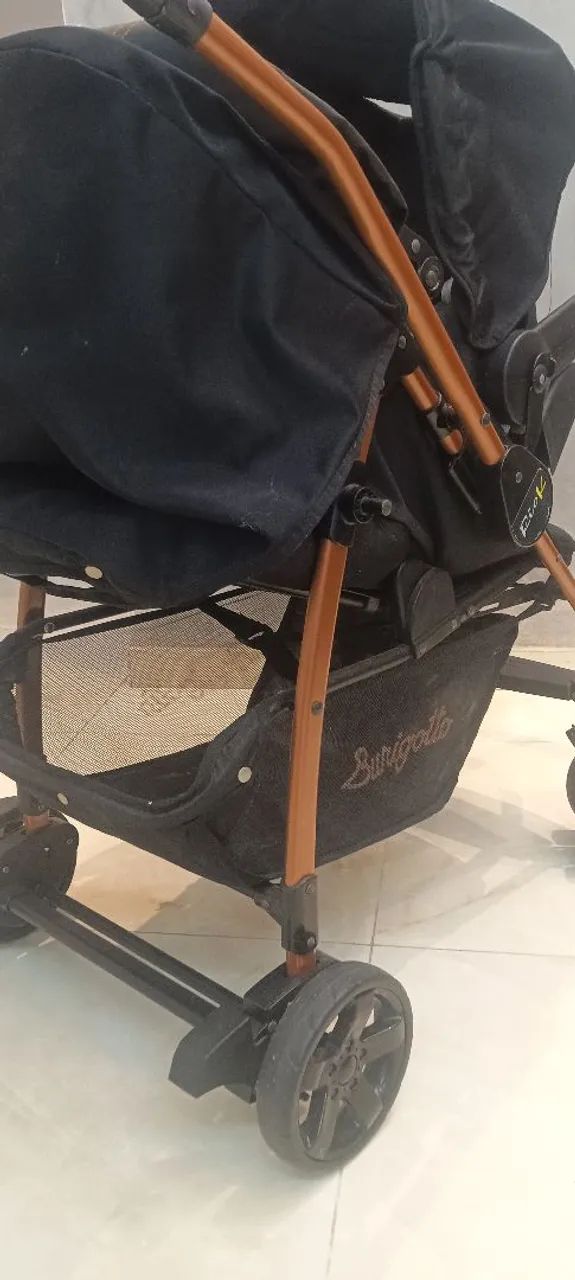 Carrinho de bebe e bebe conforto  - Foto 4