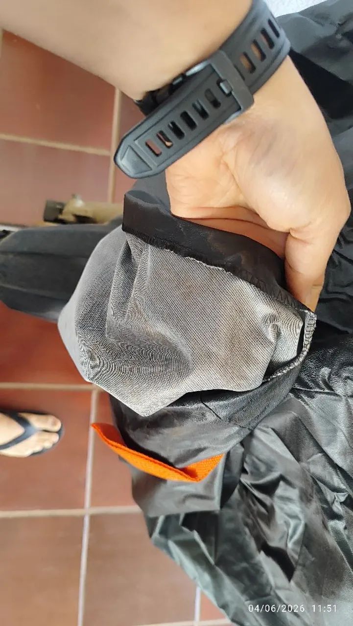 Capa para moto, impermeável, proteção de sol e chuva, bastante resistente - Foto 4