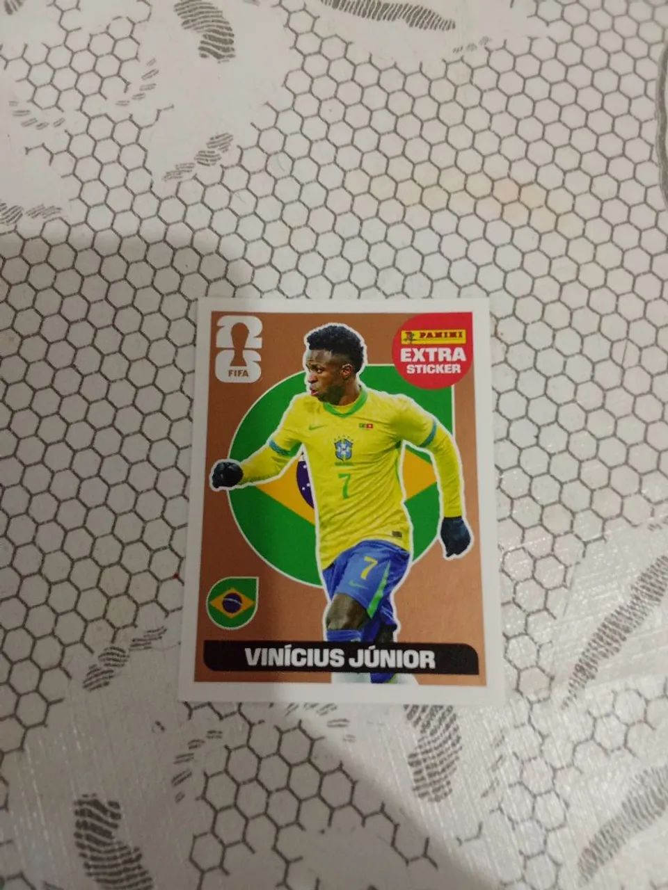 Vini Jr Dourado Figurinha Da Copa 2026 - Foto 5