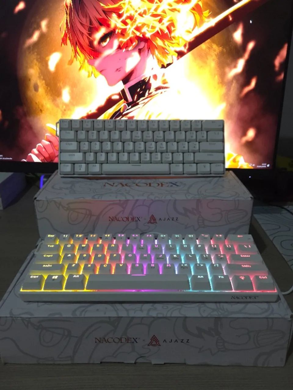 AJAZZ NK61 - Teclado Gamer Mecânico 60% com Red Switch - Foto 3