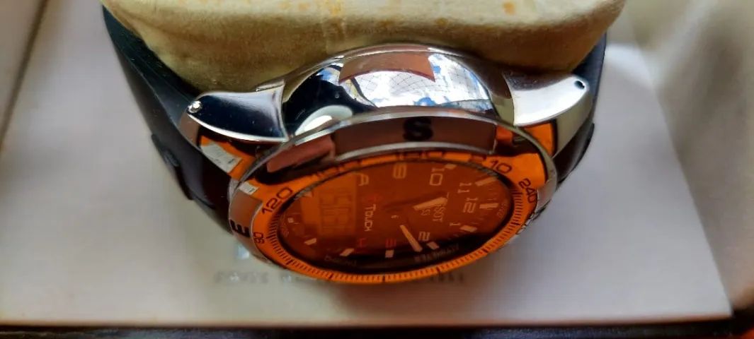 Relógio Tissot T-Touch II Carbon - Impecável | Completo  - Foto 4