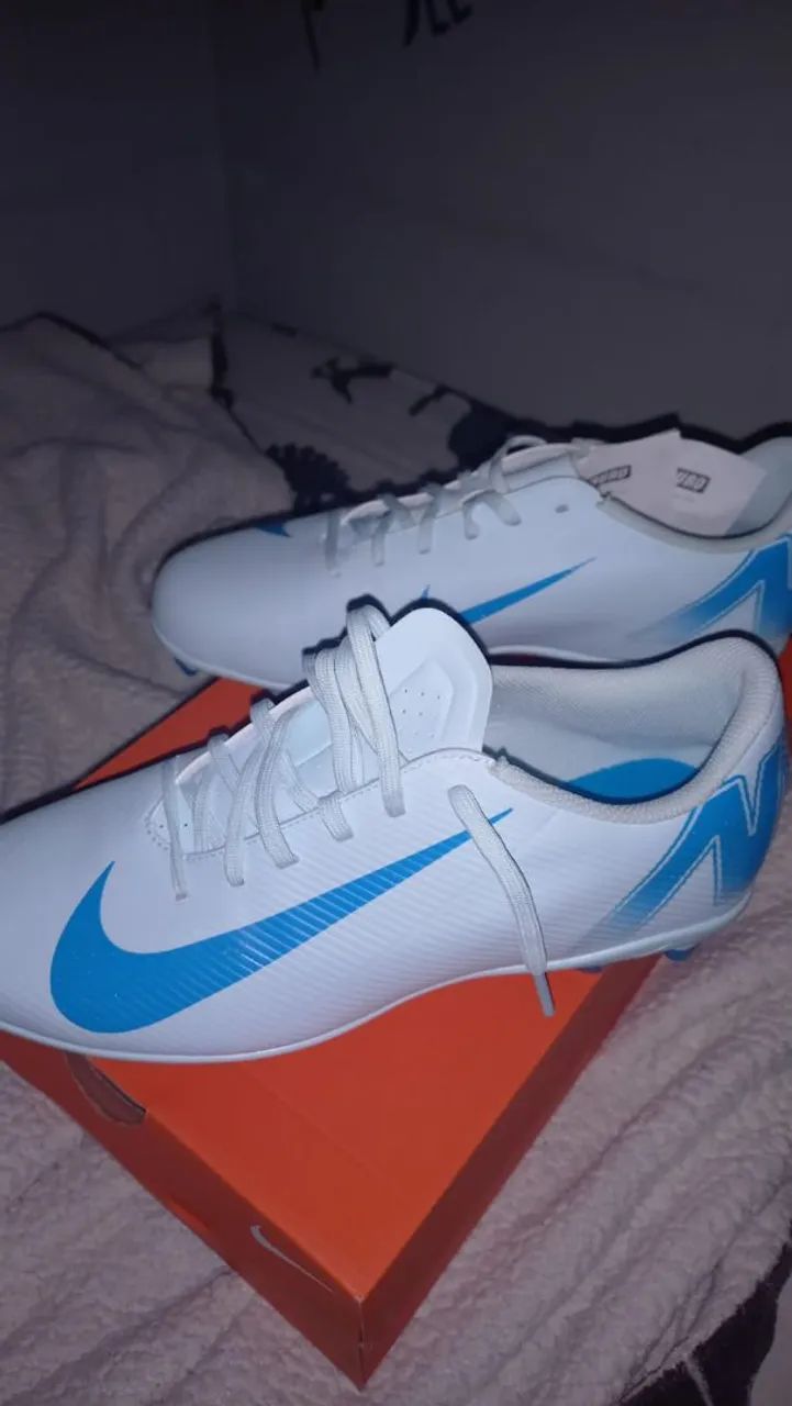 CHUTEIRA NIKE MERCURIAL AZUL - Foto 3