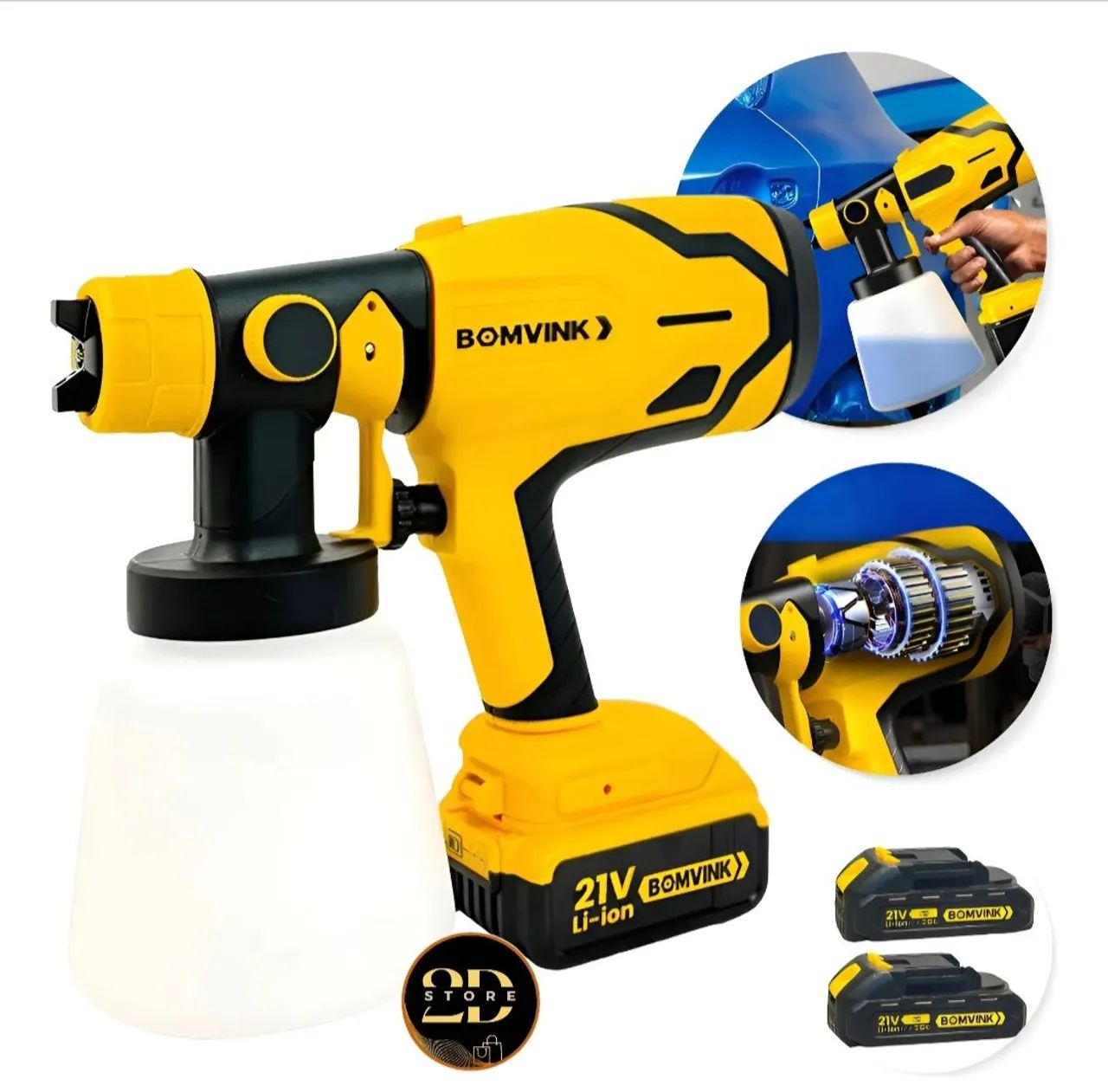 PISTOLA DE PINTURA PORTÁTIL BOMVINK 
