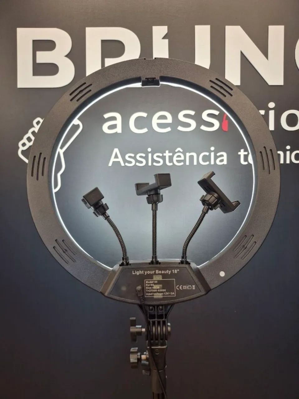 Ring light iluminação 18 polegadas profissional  - Foto 4