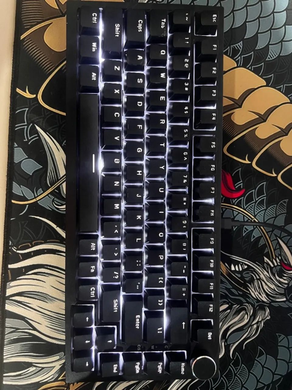 Teclado Mecânico Ajazz AK820 Retroiluminado - Setup Clean
