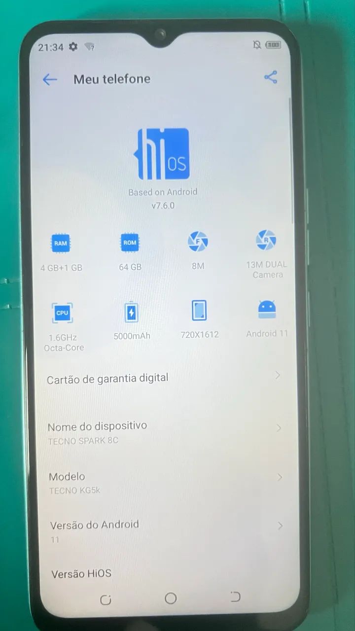Smartphone Celular TECNO SPARK 8C - Foto 3