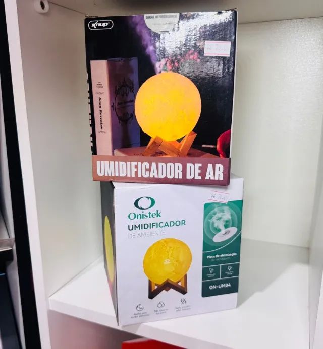 Abajur e Aromatizador - Formato de Lua Cheia - Foto 2