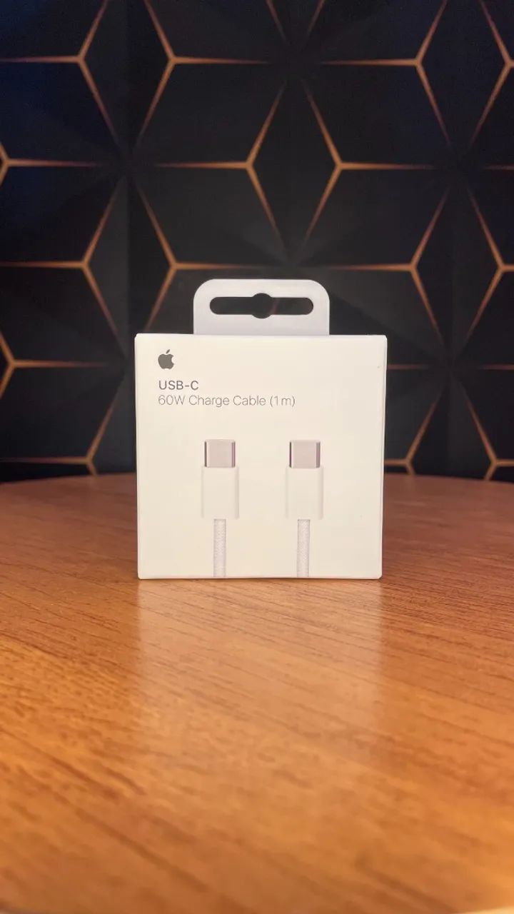 Cabo Apple USB-C para USB-C Original Lacrado