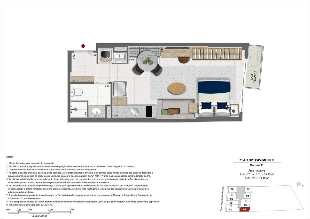 PLANTA 33m²