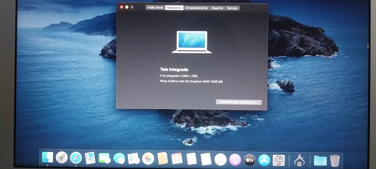 MacBook Air A1465 Core i7 4° Geração Bateria 2:00hs Bem conservado
