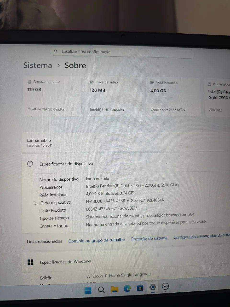 Notebook Dell Inspiron 15 - Foto 2
