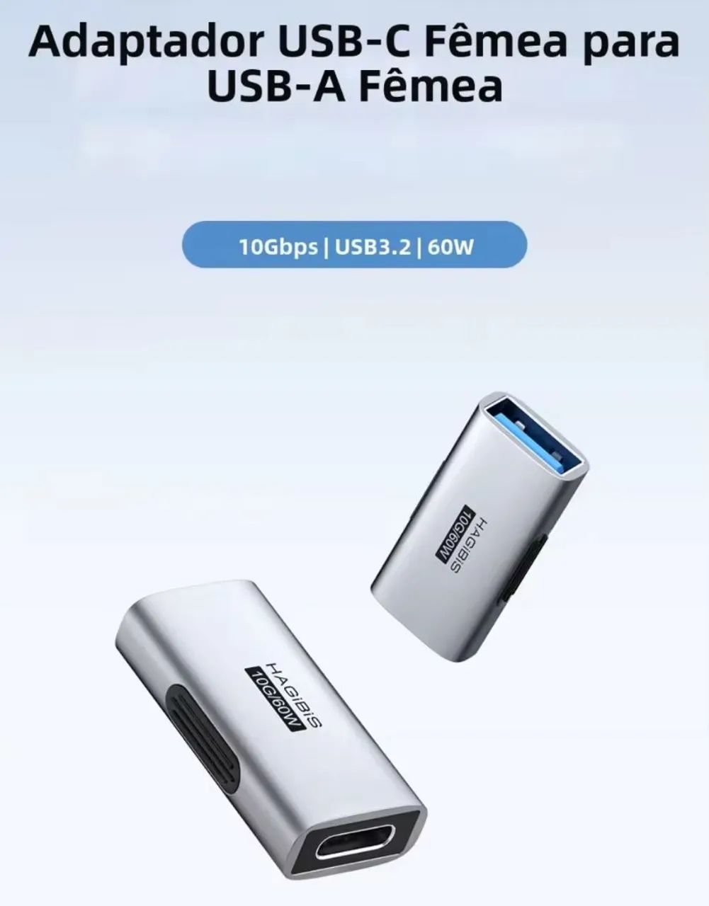 Adaptador Tipo C para USB A 