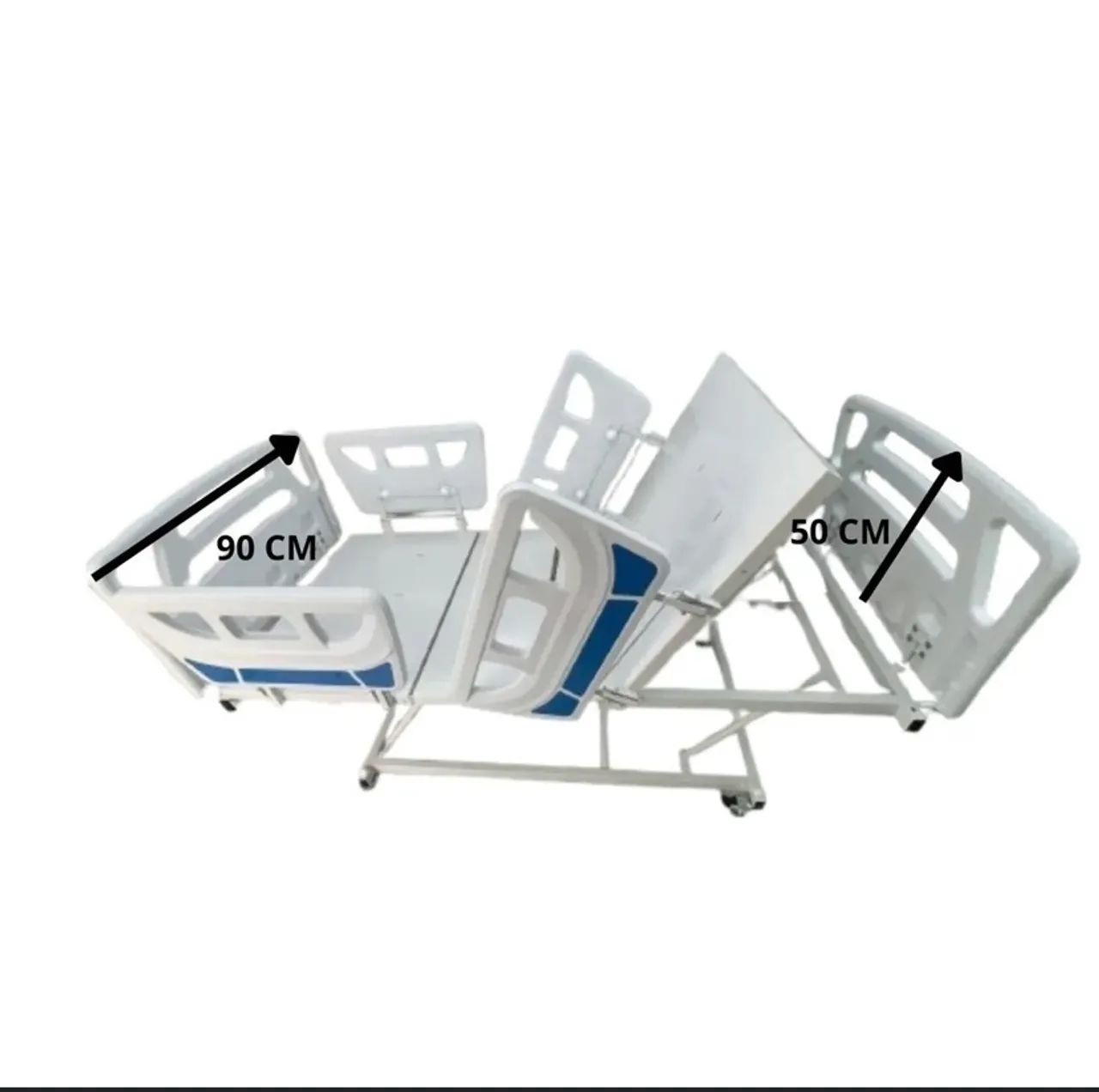 Cama Hospitalar Elétrica 8 Movimentos Motorizada Com elevação - Foto 3