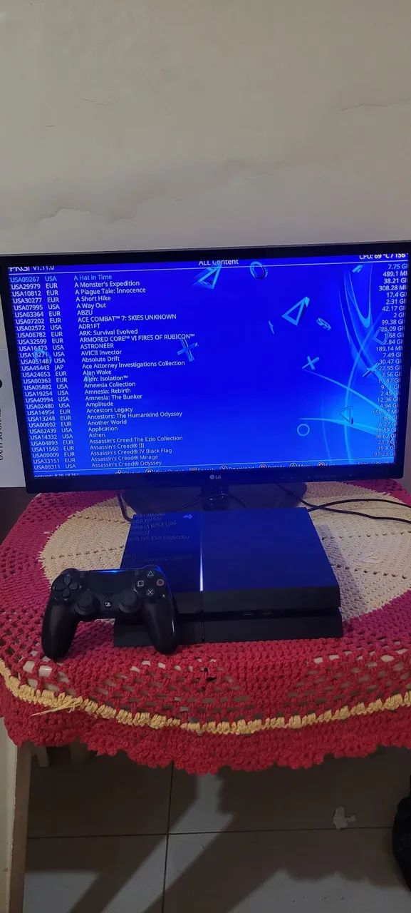 Ps4 Desbloqueado com jogos !! - Foto 3