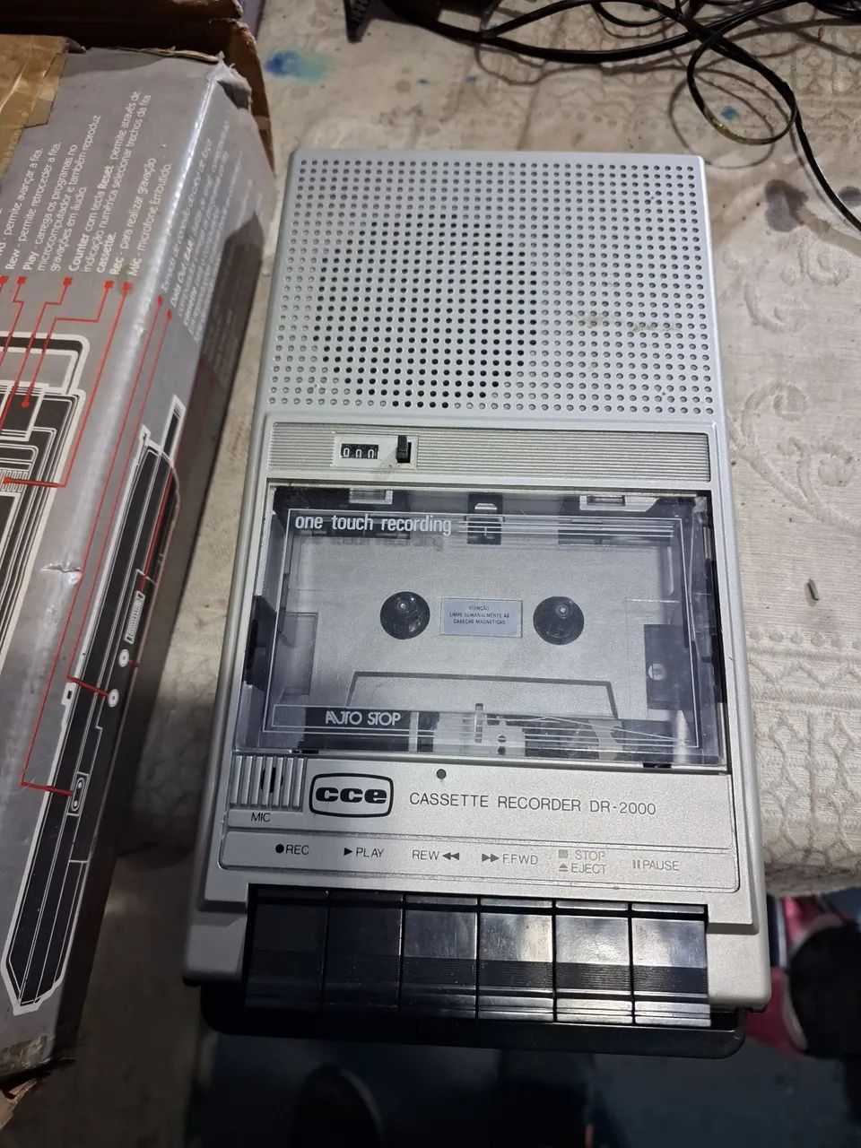 Gravador de k7 cce .antiguidade  - Foto 4