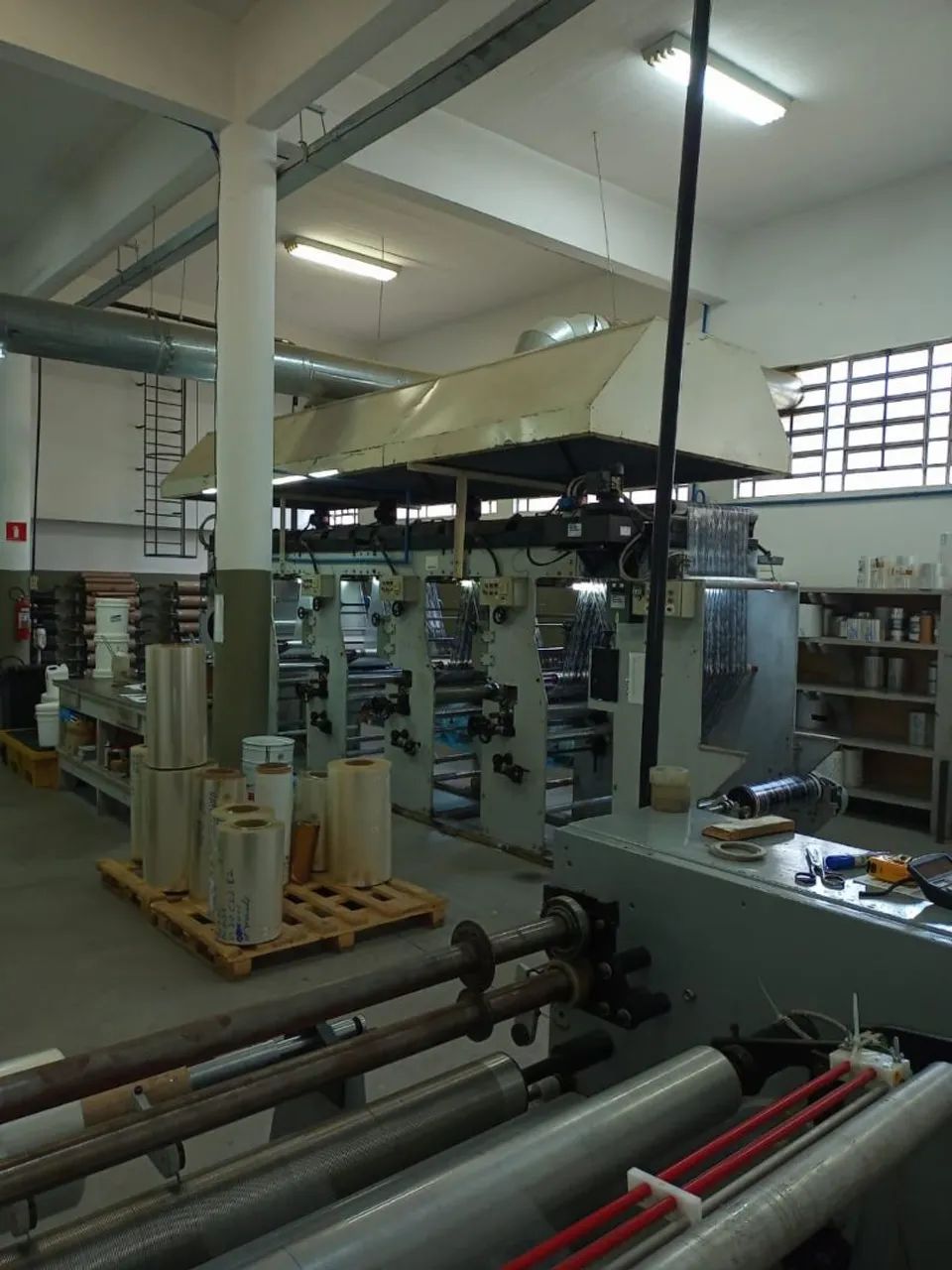 Máquina de Rotogravura 4 Cores Industrial