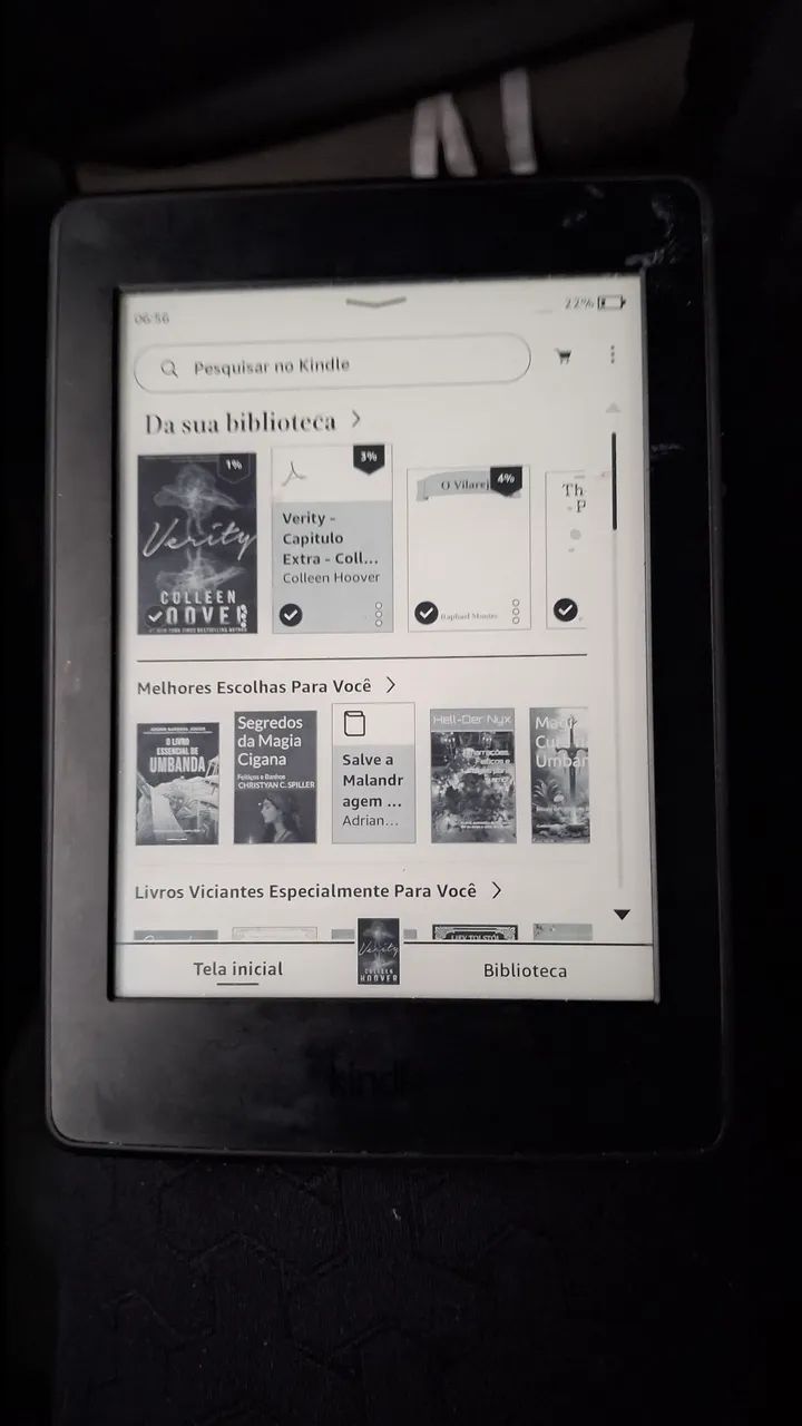 Kindle 6? geração preto bateria funcionando perfeitamente  - Foto 3