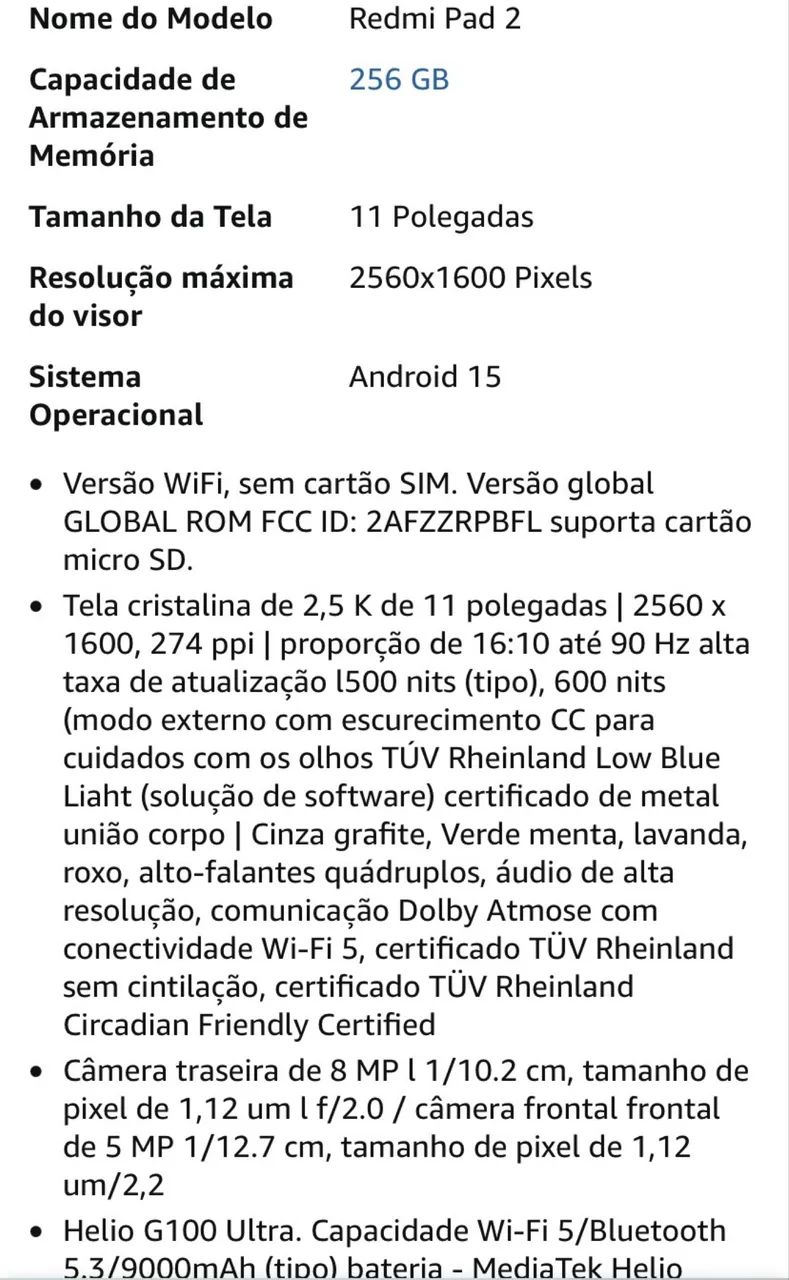 Xaiomi Redmi Pad 2 - Foto 5