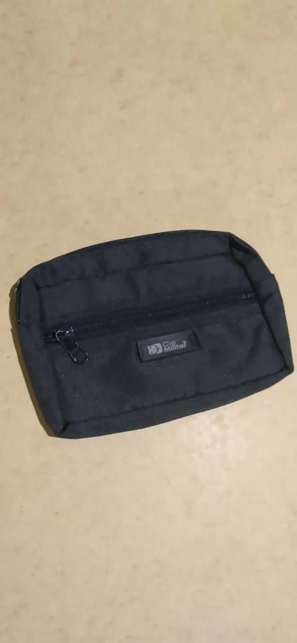 Necessaire tática preta - Cia Militar