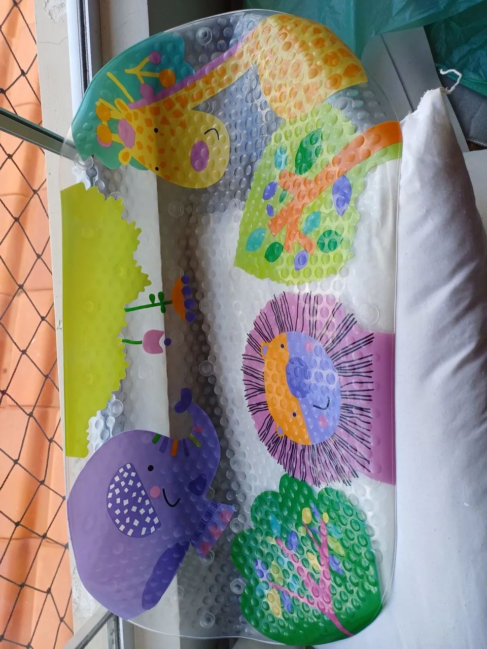 Tapete infantil antiderrapante banheiro 